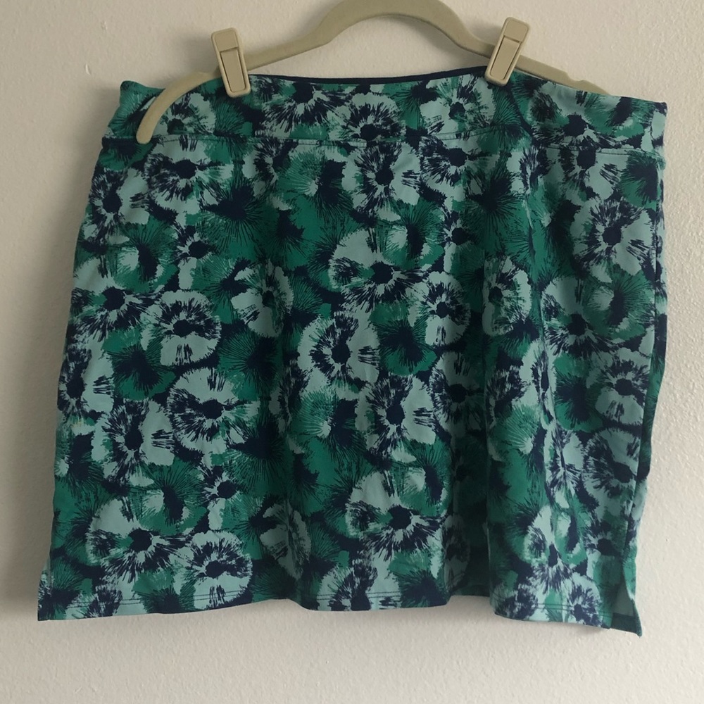 Athletic skirt with shorts underneath